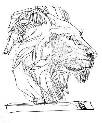 Leon Sketch by Claudio Pincas Feldman, Drawing for Sale on Singulart