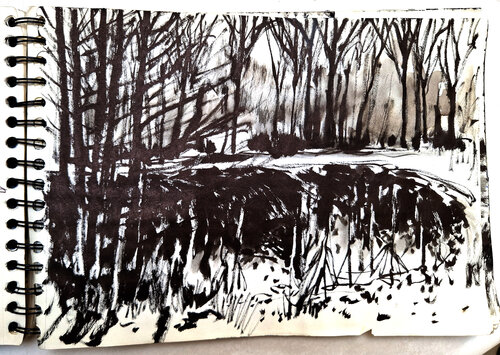 Forest di Claudio Pincas Feldman, Disegno in vendita su Singulart
