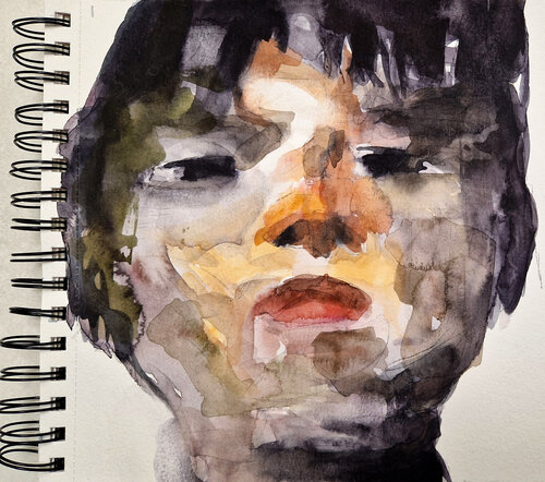 Retrato Chica par Claudio Pincas Feldman, Peinture en vente sur Singulart