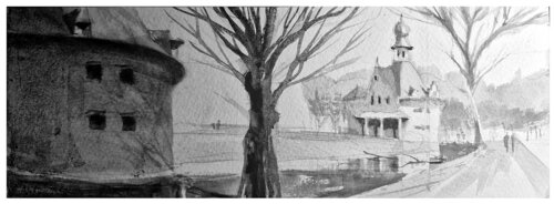 Ooidonck Kasteel by Claudio Pincas Feldman, Painting for Sale on Singulart