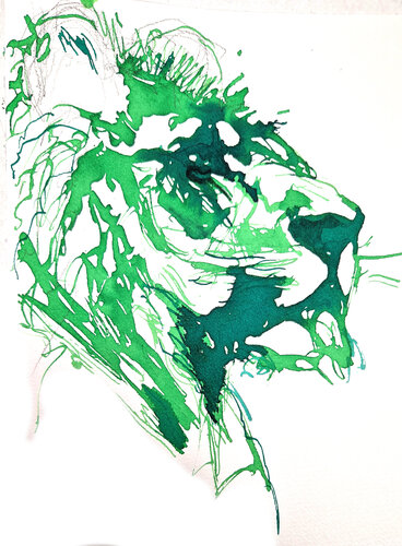 Leon 015 by Claudio Pincas Feldman, Drawing for Sale on Singulart