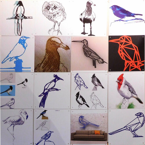 "16 Pajaros" (Sistema IXXI....ixxi.com) by Claudio Pincas Feldman, Other Media for Sale on Singulart