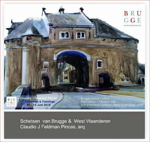 4-Sketchbook Brugges by Claudio Pincas Feldman, 종이 for Sale on Singulart