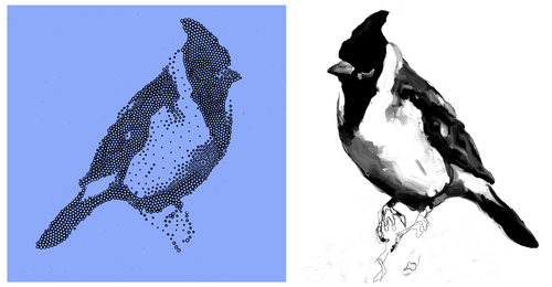 """Cardenal """...a mano y version digital par Claudio Pincas Feldman, Édition en vente sur Singulart