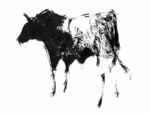 "Vaca " (marker Sketch) by Claudio Pincas Feldman, Drawing for Sale on Singulart