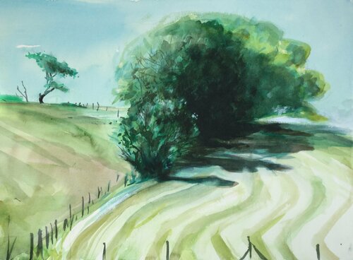 En las afueras de Bruselas by Claudio Pincas Feldman, Work on Paper for Sale on Singulart