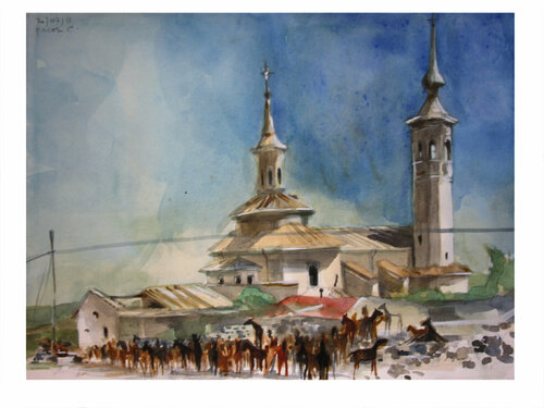 Sketch 3 en Fuentetodos ( Espagne / Aragon) par Claudio Pincas Feldman, Œuvre sur papier en vente sur Singulart
