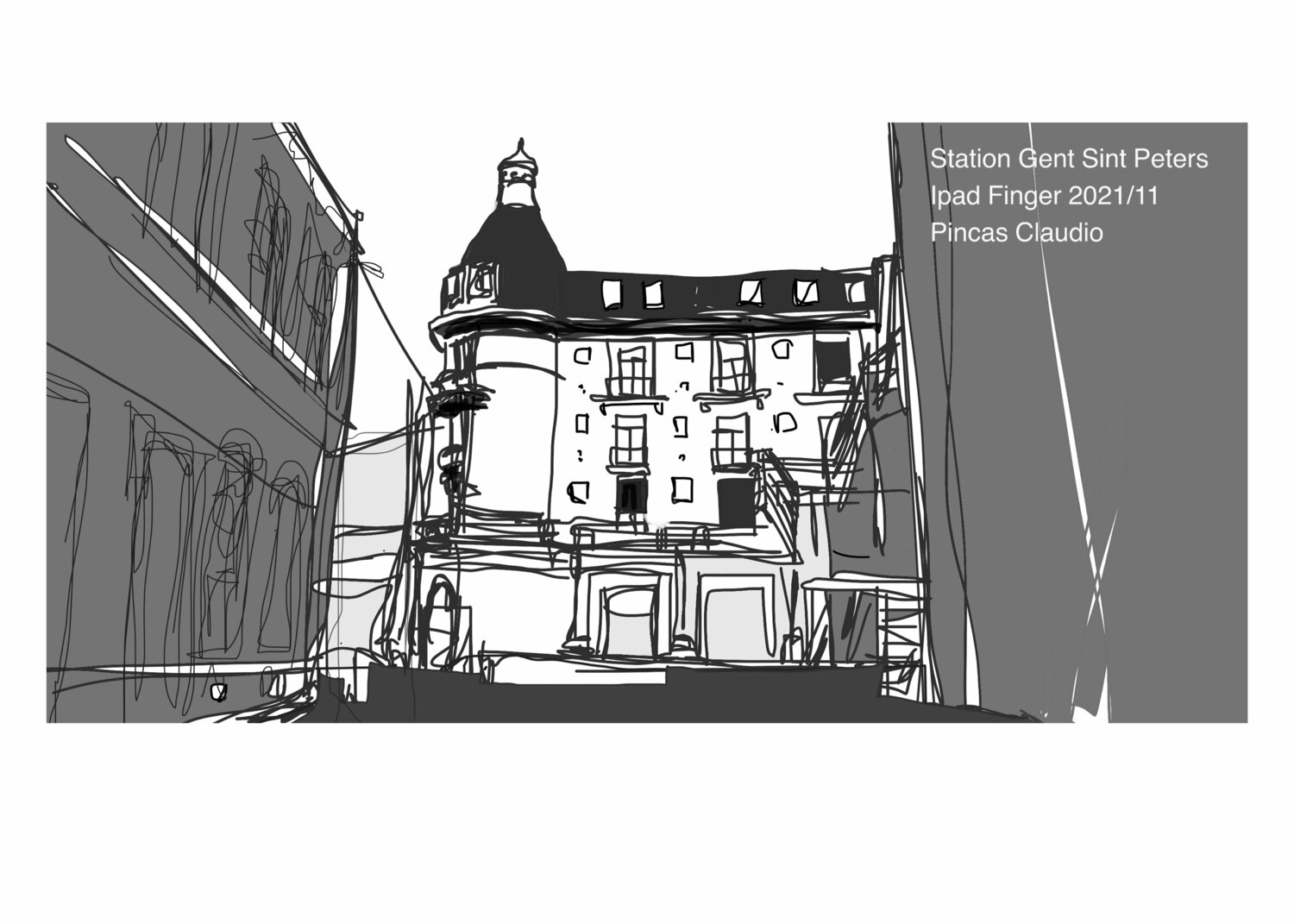 Gent Sint Peters Sketchs Claudio Pincas Feldman