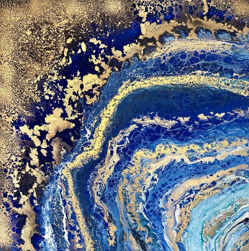 Into the blue von Inna Horch, Malerei kaufen auf Singulart