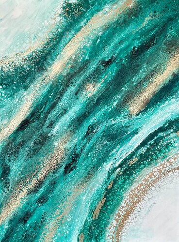 Emerald dream von Inna Horch, Malerei kaufen auf Singulart