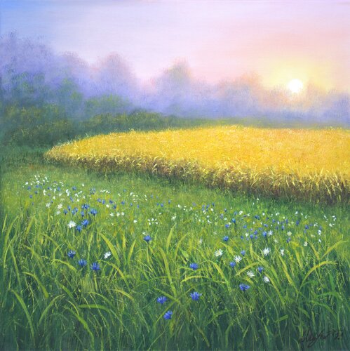 Sunlight van Ludmilla Ukrow, Schilderij te koop op Singulart