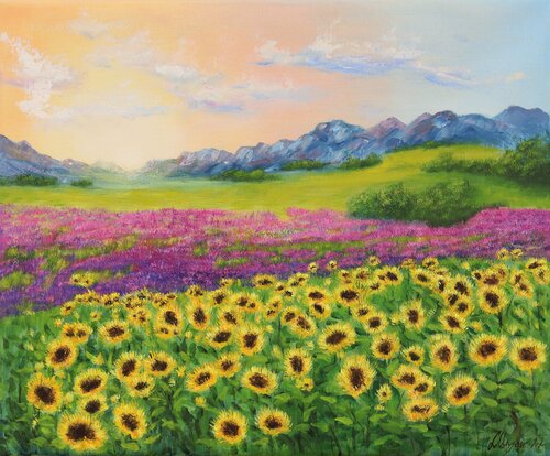 Summer landscape Ludmilla Ukrow