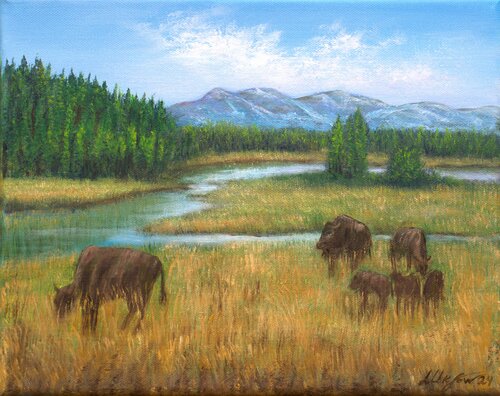 Nationalpark van Ludmilla Ukrow, Schilderij te koop op Singulart