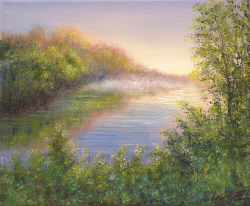 Silence sunrise von Ludmilla Ukrow, Malerei kaufen auf Singulart