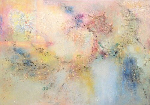 Abstract Harmony van Ludmilla Ukrow, Schilderij te koop op Singulart