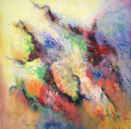 Abstract Mysterium van Ludmilla Ukrow, Schilderij te koop op Singulart