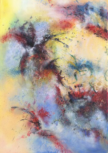 Abstract Fusion di Ludmilla Ukrow, Pittura in vendita su Singulart