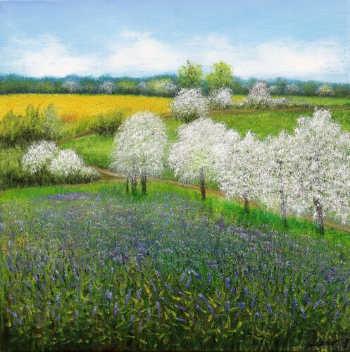 Spring is coming von Ludmilla Ukrow, Malerei kaufen auf Singulart