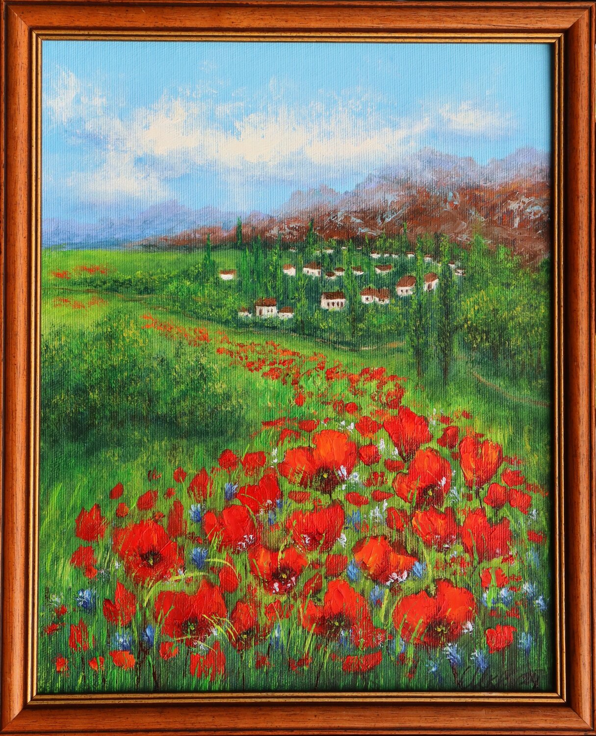 Poppies in the land Ludmilla Ukrow