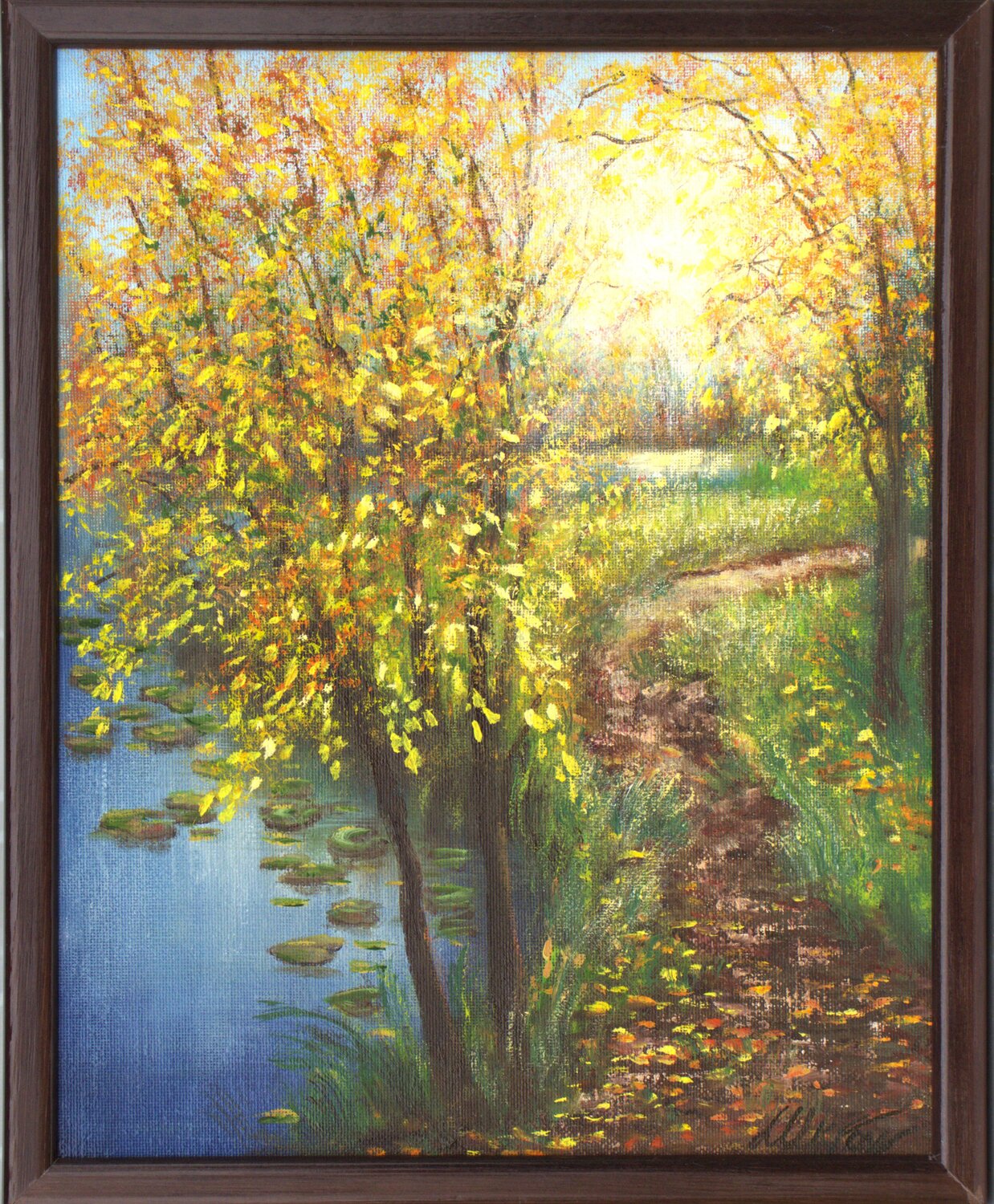 Autumn on the pond Ludmilla Ukrow