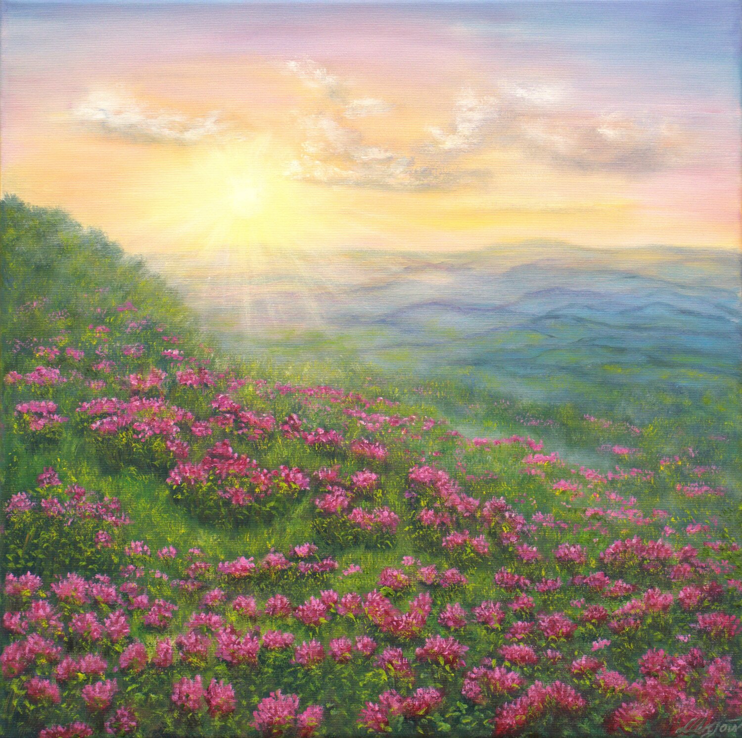 Blue Ridge Mountains Ludmilla Ukrow