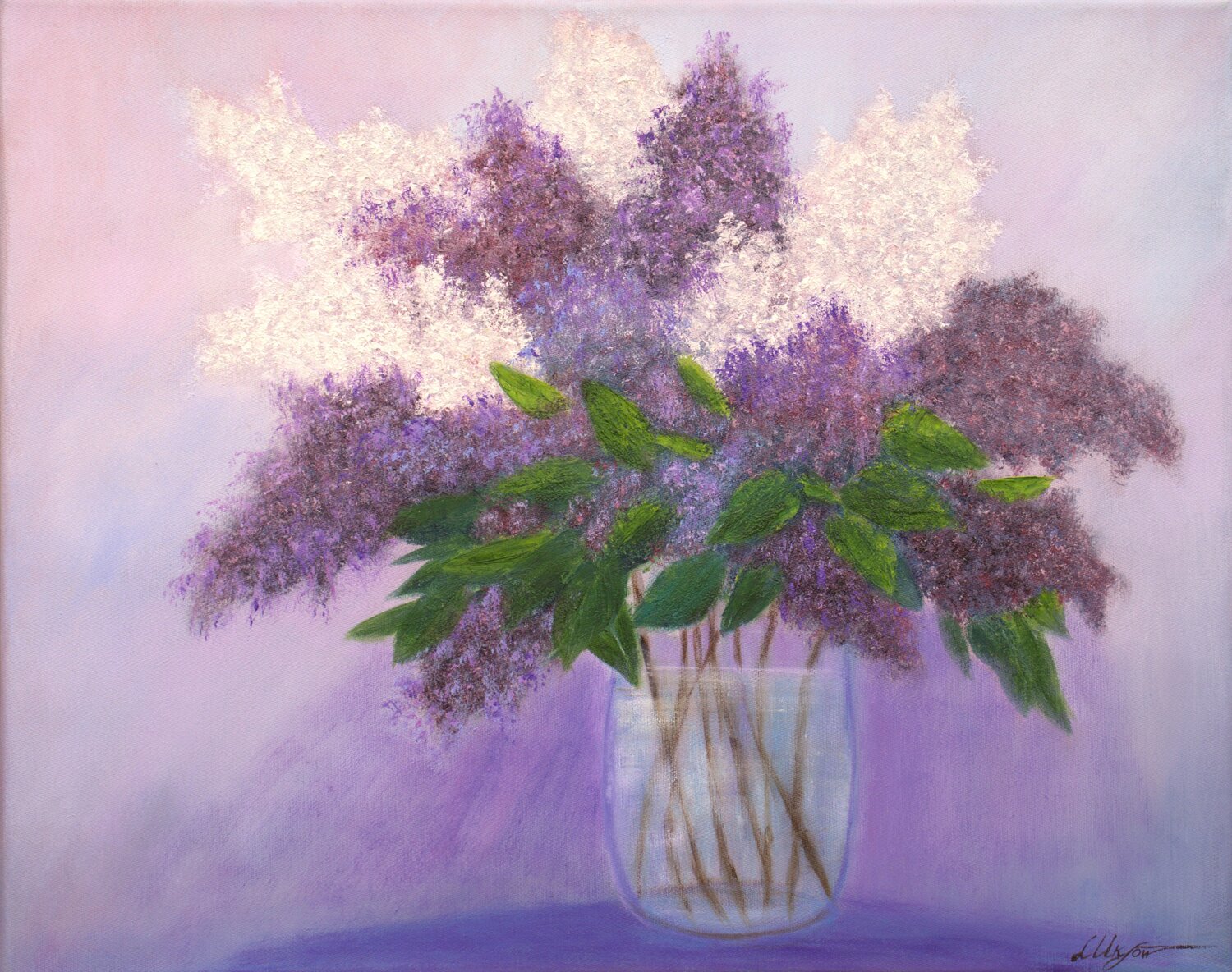 Bouquet of lilacs Ludmilla Ukrow