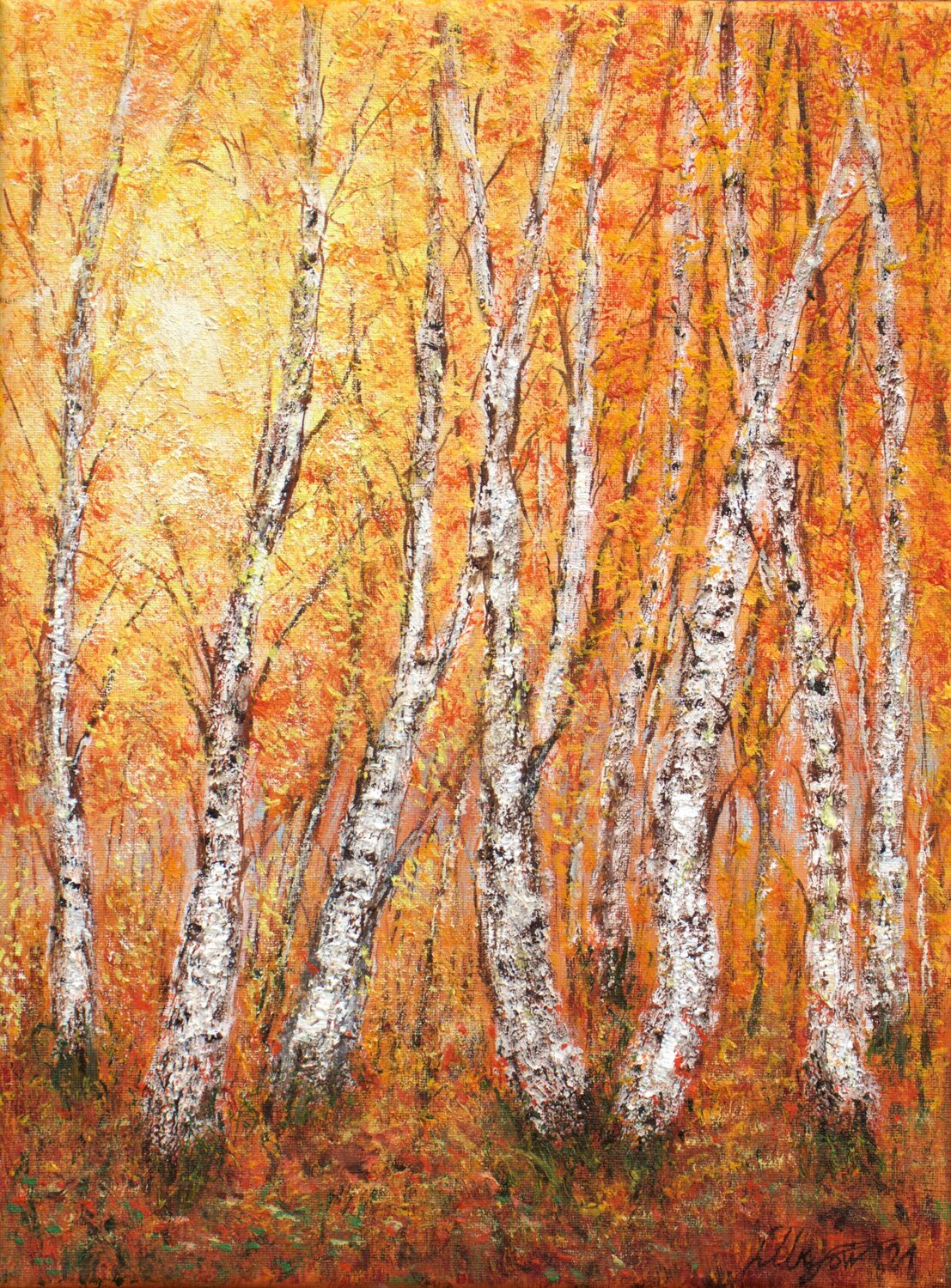 Birch forest Ludmilla Ukrow
