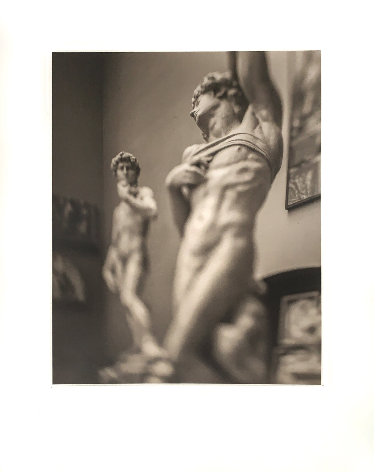 David and The Dying Slave, Platinum-Palladium Print Pawel Libera Fotografie zu verkaufen