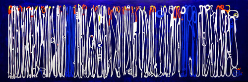 Glyphe n°16 van Isabelle Dominjon, Schilderij te koop op Singulart