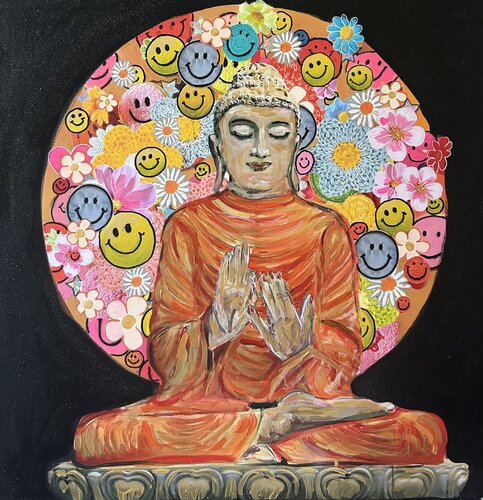 Smile  Glory Buddhi di Kat Lassen, Altri media in vendita su Singulart