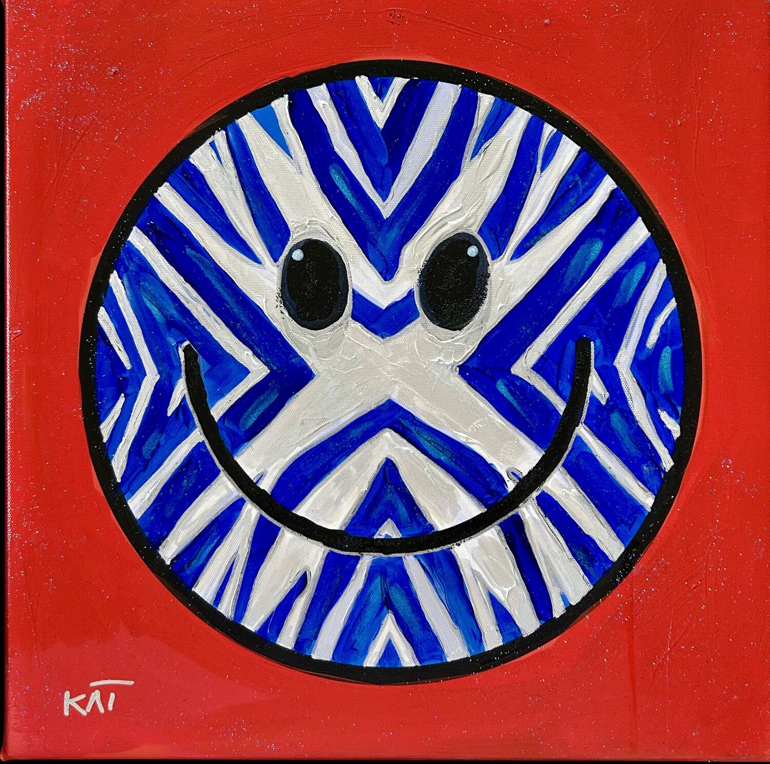 HAPPIE Red Zebra Kat Lassen