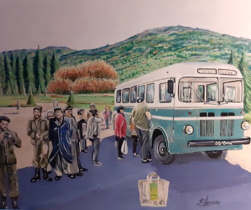 Tourisme révolutionnaire von Francis Stanzione, Malerei kaufen auf Singulart