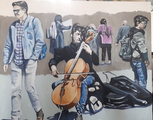 L indiférence van Francis Stanzione, Schilderij te koop op Singulart