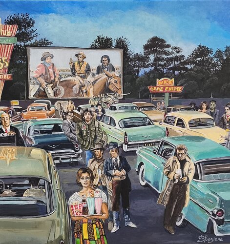 DRIVE IN von Francis Stanzione, Malerei kaufen auf Singulart