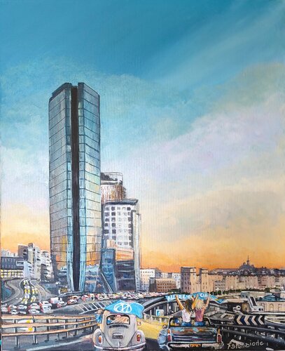 Soir de match by Francis Stanzione, Painting for Sale on Singulart