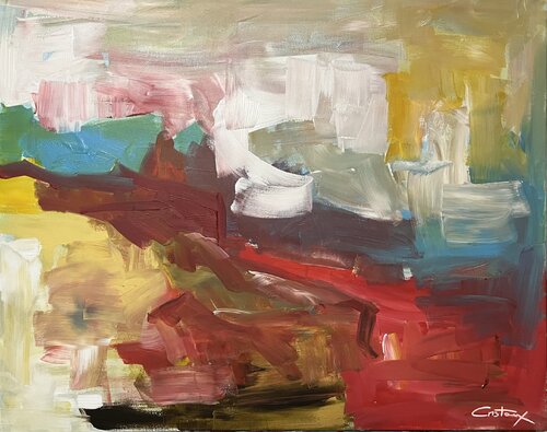 Falaise blanche by Fabien Cristo-Manuel, Painting for Sale on Singulart
