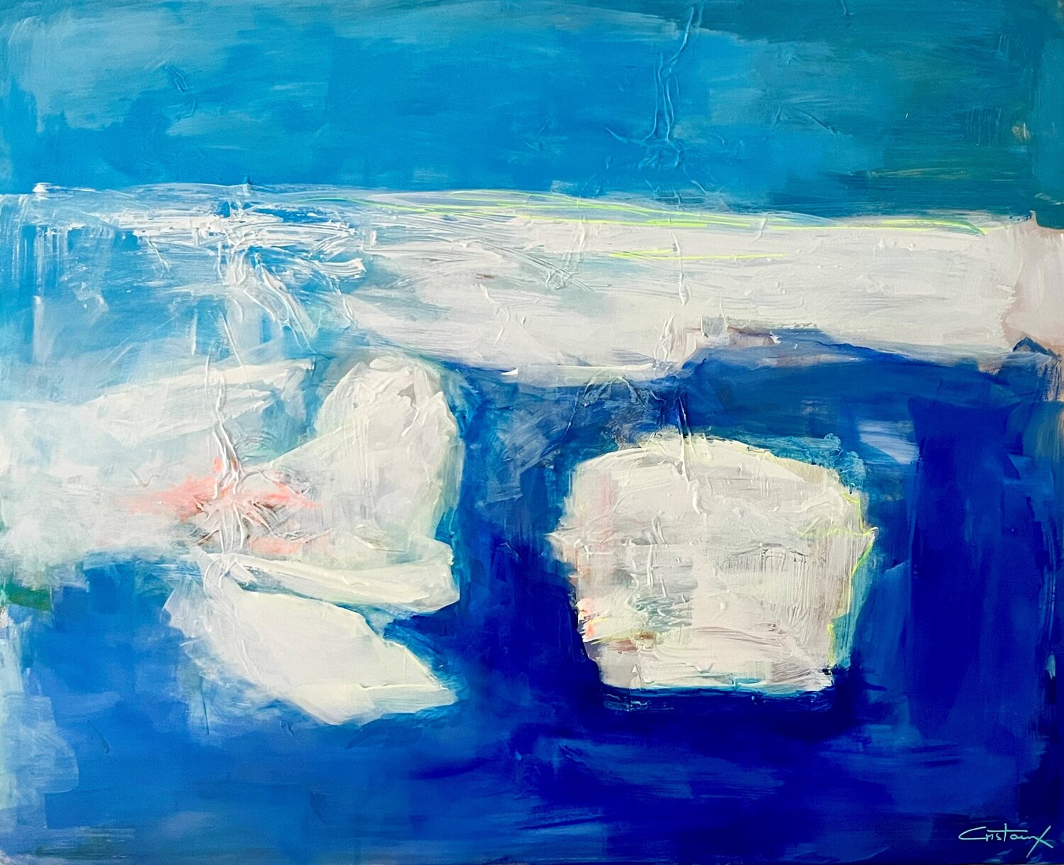 Falaise Blanche, Mer bleue Fabien Cristo-Manuel
