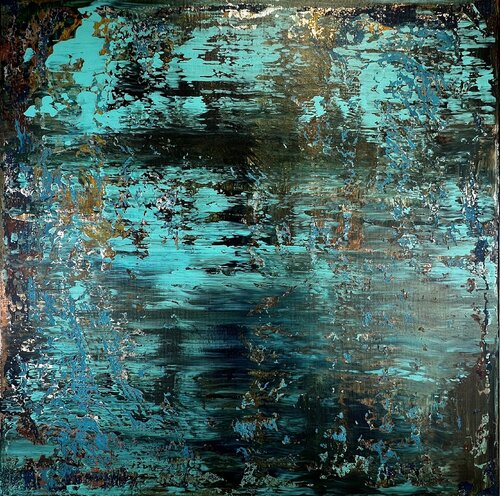 Abstrakt 2226 - "Rost & Patina IV" di Inga Knaak, Pittura in vendita su Singulart