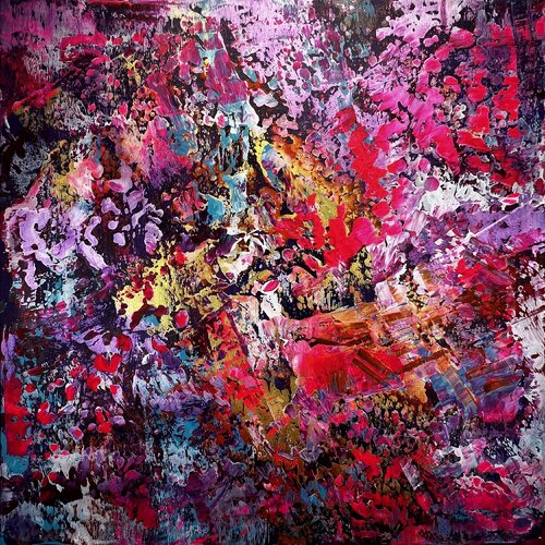 Abstrakt 2423 - "Summertime" van Inga Knaak, Schilderij te koop op Singulart