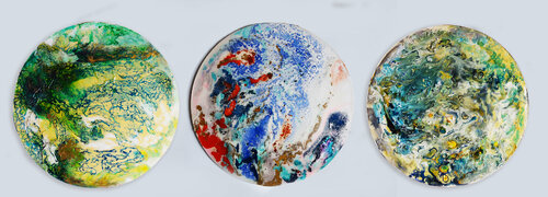 Eden / TRiptych di Anna Sidi-Yacoub, Pittura in vendita su Singulart