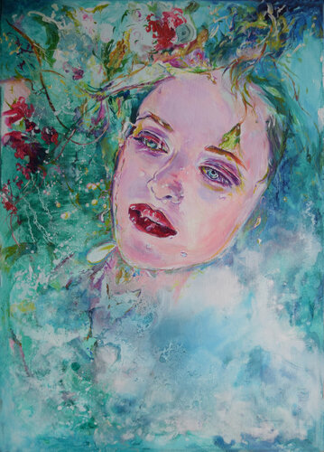 Immerse yourself di Anna Sidi-Yacoub, Pittura in vendita su Singulart