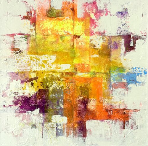 Covered White #02 di Robert Tietz, Pittura in vendita su Singulart