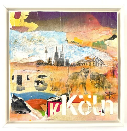 Köln - Collage #01 de Robert Tietz, Pintura a la venta en Singulart