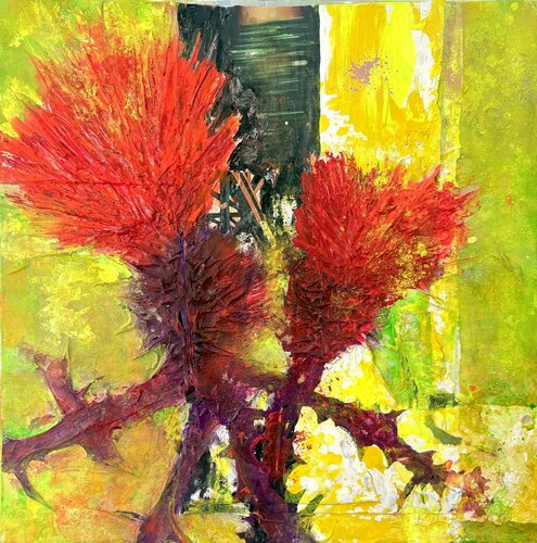 Wilddisteln #07 by Robert Tietz, Painting for Sale on Singulart