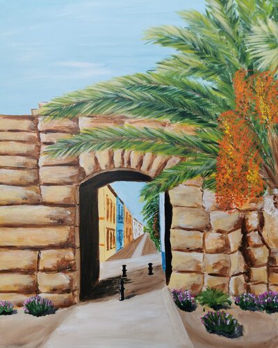 La isla Tabarca de Angela Weidner, Pintura a la venta en Singulart