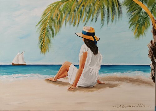 Sehnsucht di Angela Weidner, Pittura in vendita su Singulart
