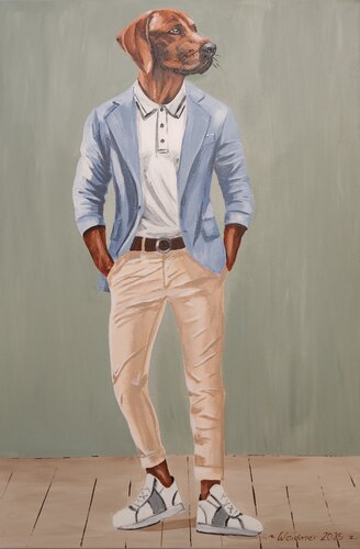 The Art of Elegance by Angela Weidner, Painting for Sale on Singulart