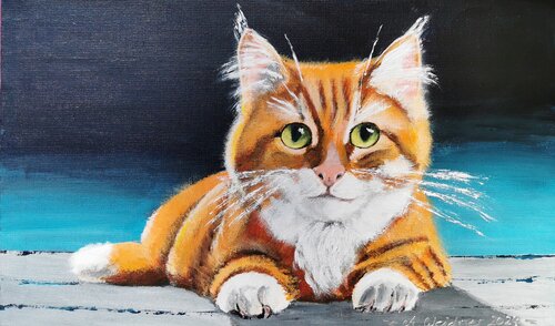 Mary Lou by Angela Weidner, 油畫 for Sale on Singulart