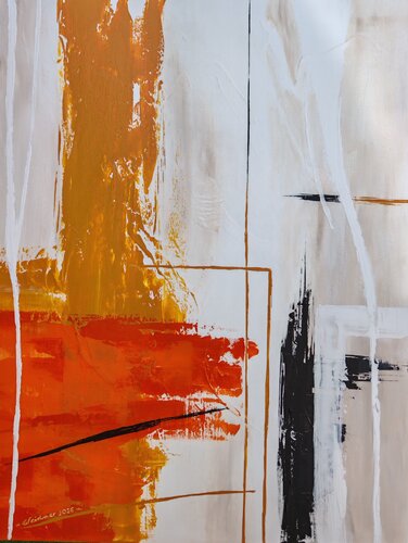 Feuer und Fragment von Angela Weidner, Malerei kaufen auf Singulart