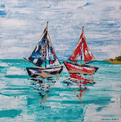 Brisa de Verano de Angela Weidner, Pintura a la venta en Singulart